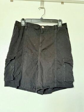Ivir Cargo Shorts Black Size Large